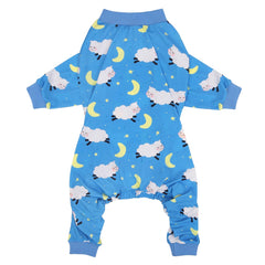 HDE Dog Pajamas size chart image to help pick the right length