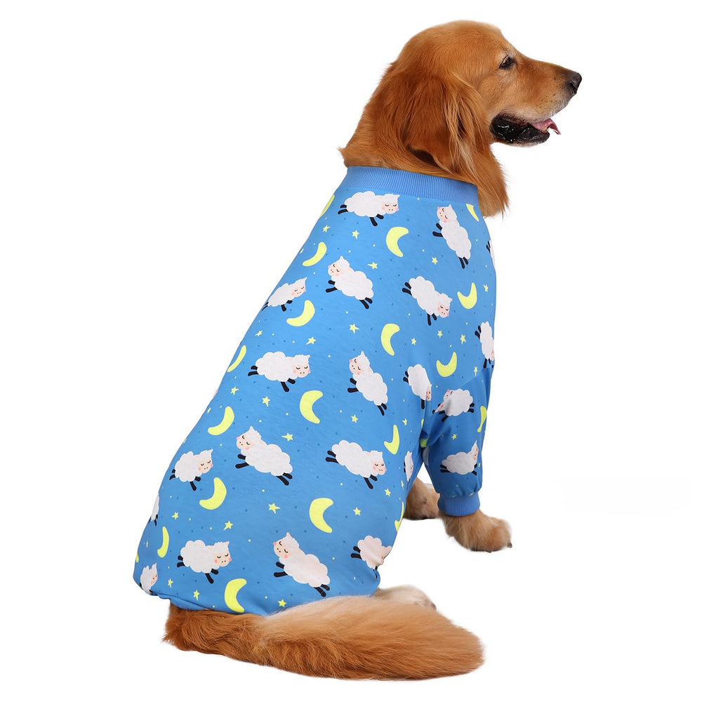HDE Dog Pajamas soft fabric closeup emphasizing breathable polyester-cotton blend