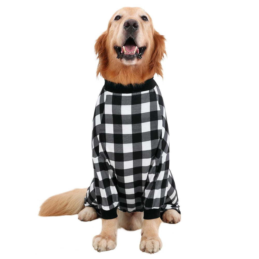 HDE dog pajamas stretchy soft fabric provides freedom of movement during play and naps.