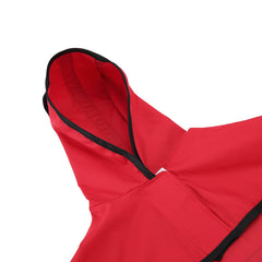 HDE dog raincoat adjustable belly strap ensures secure, comfortable fit