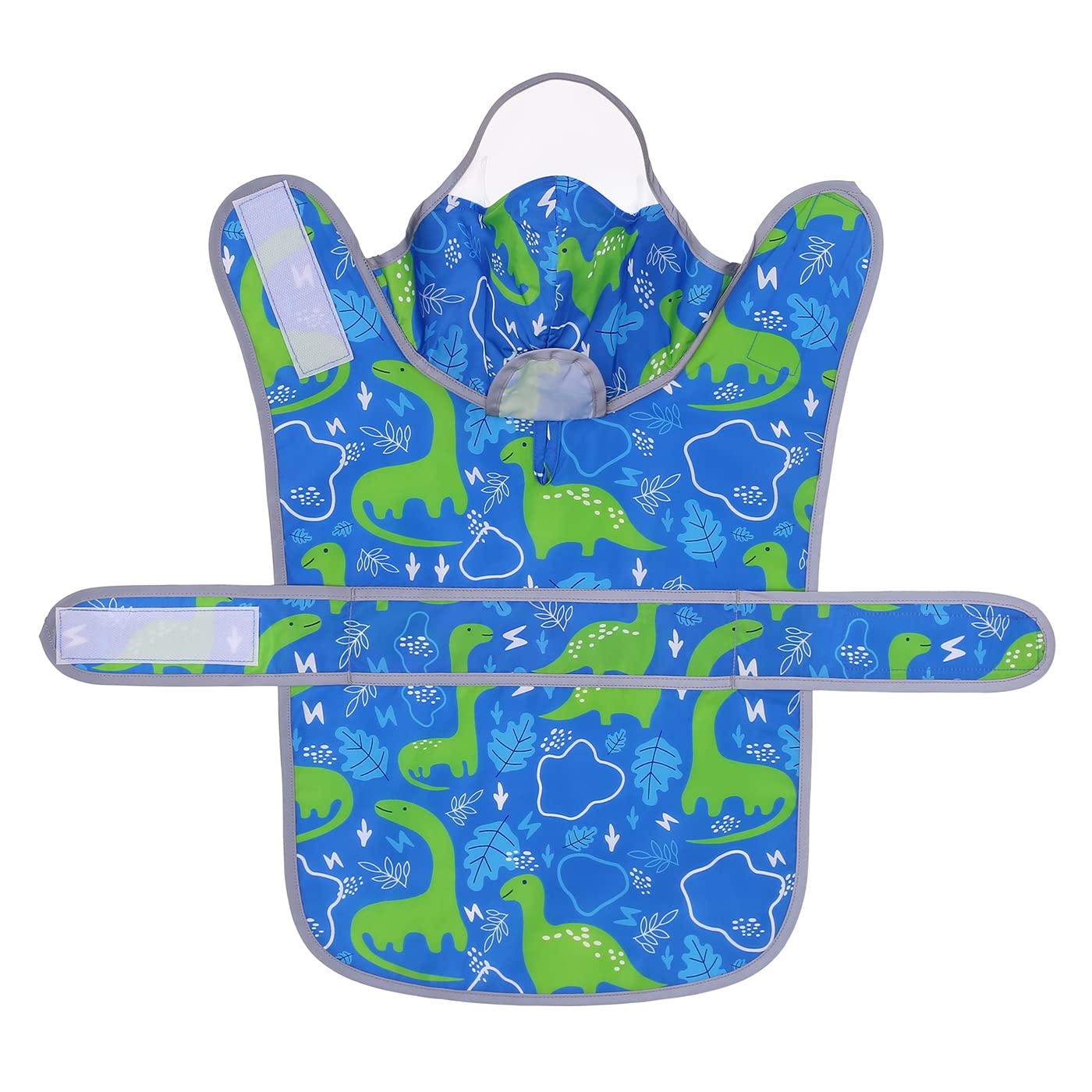 HDE dog raincoat with dinosaurs design adds playful style during rainy walks.