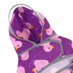 HDE dog raincoat reflective fabric boosts visibility in low light.