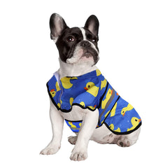 HDE dog raincoat with reflective stripe enhances nighttime visibility