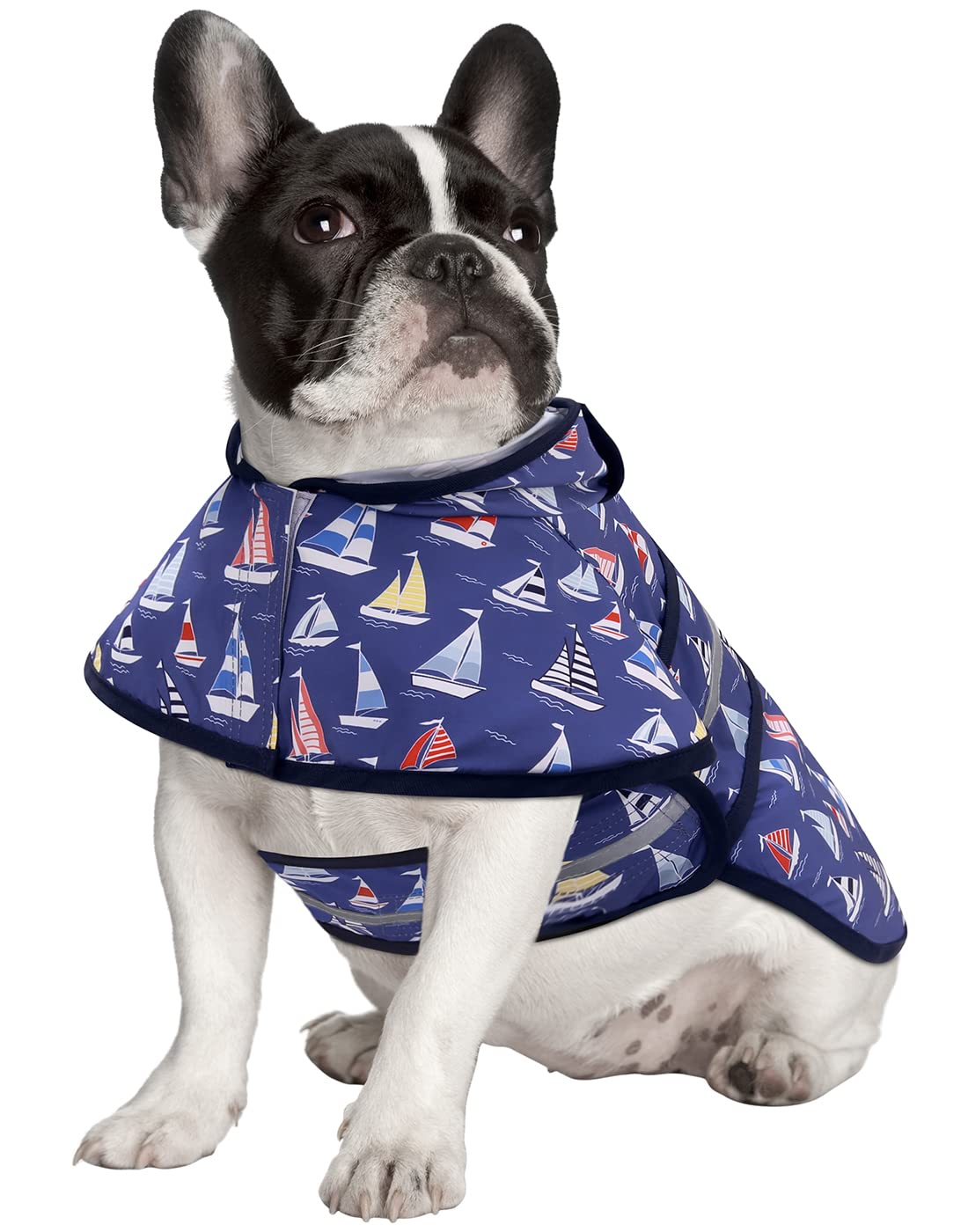 HDE dog raincoat water-resistant fabric protects your pup from drizzle and splashes