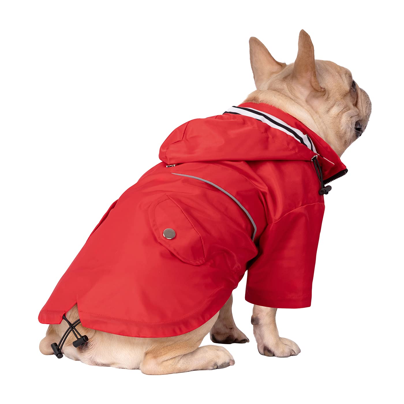 HDE dog raincoat waterproof-nylon features lightweight rain protection
