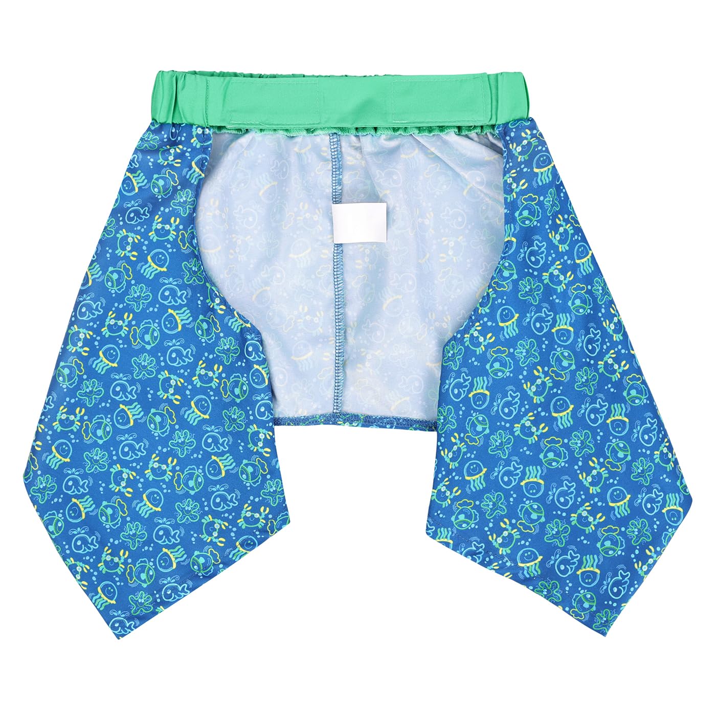 HDE dog swim trunks fabric closeup in lightweight material ideal for sun and water