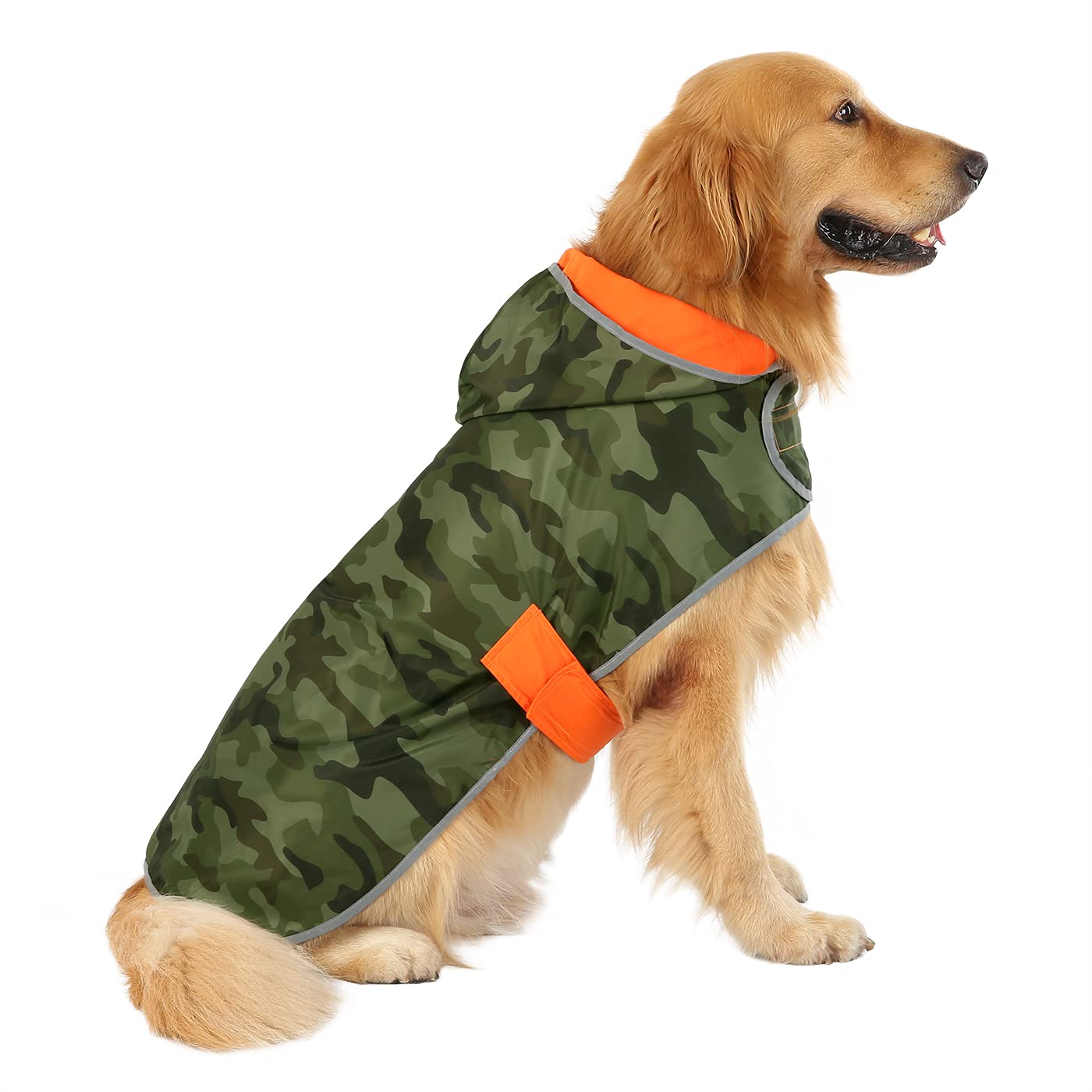 HDE reversible dog raincoat pouch fold compact travel storage