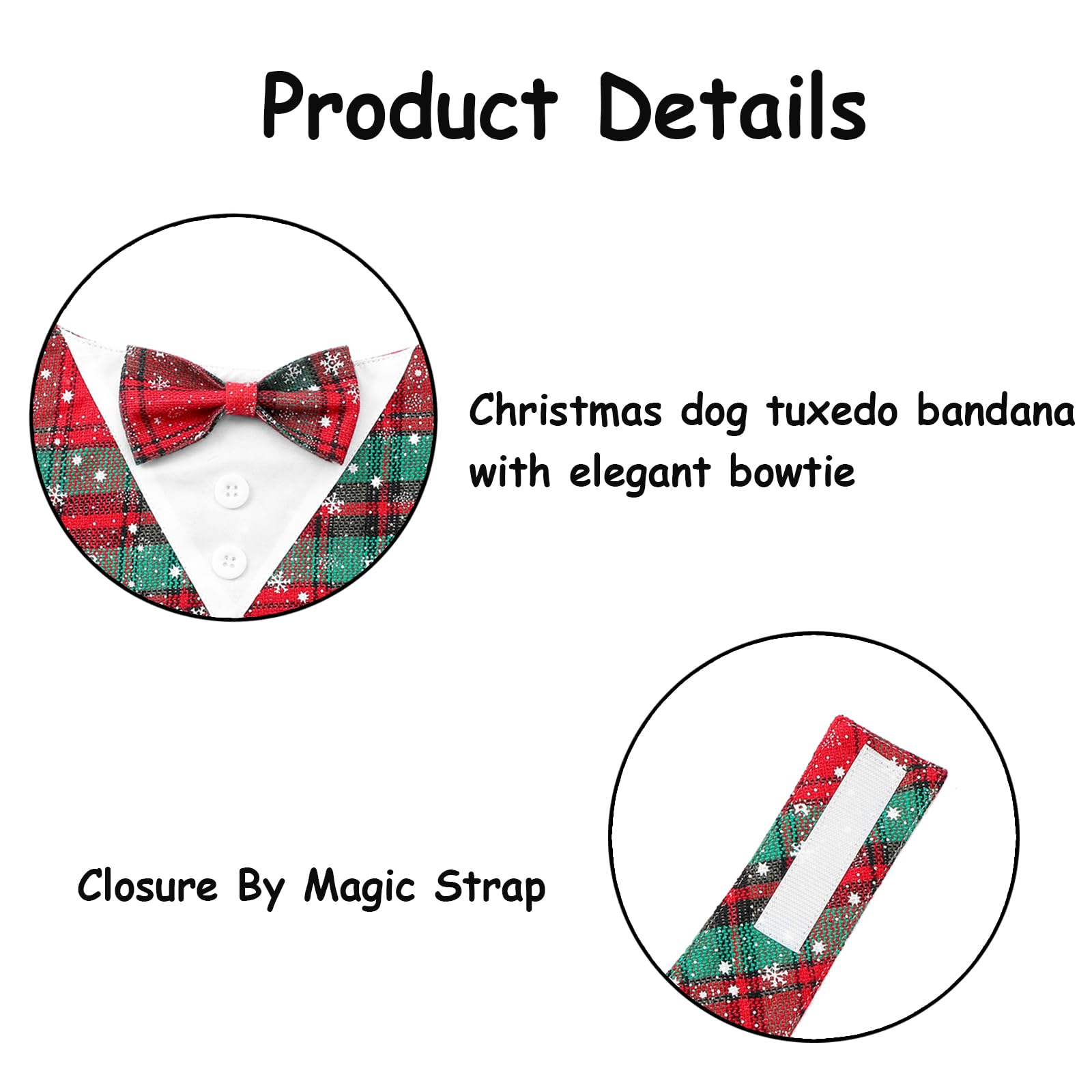 HDGDT Christmas tuxedo in red plaid designed for holiday parties and daily wear.