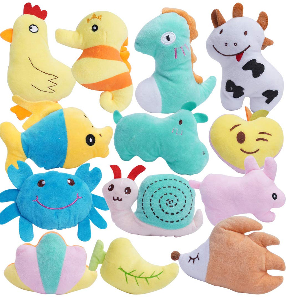 HDMOTU 26-pack toy cloud: soft plush texture for comfy puppy cuddles.
