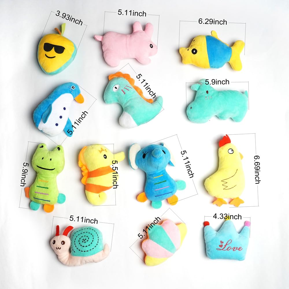 HDMOTU 26-pack toy squeaker closeup: enticing squeaks attract focus during play.