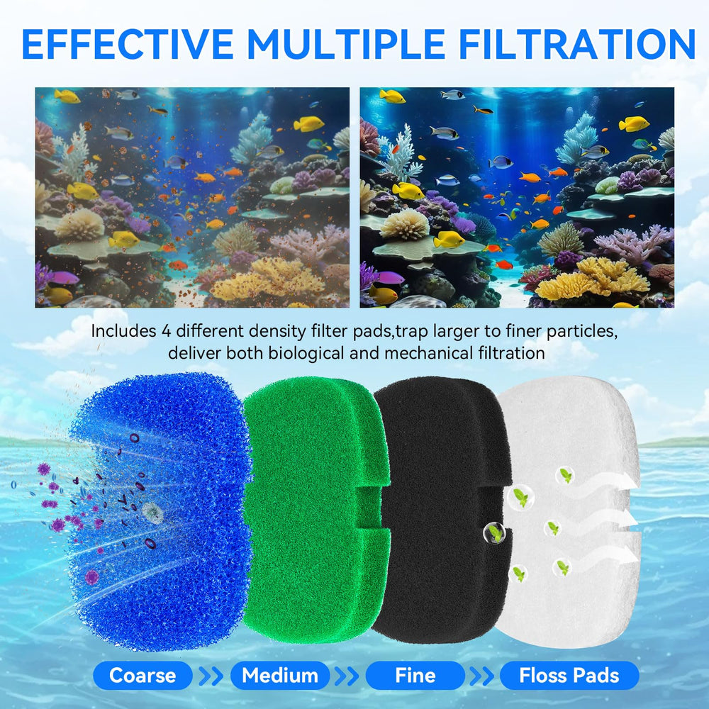 HDWGGD HW-303B black fine sponge pad removes tiny debris for better clarity.