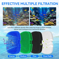 HDWGGD HW-303B black fine sponge pad removes tiny debris for better clarity.