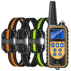 Heaflex dog shock collar remote with LED light for night locating during training