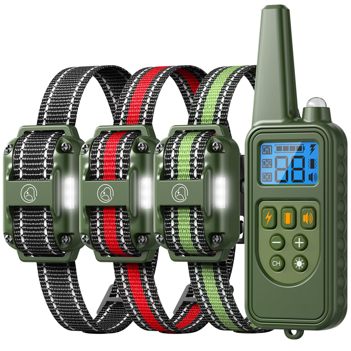 Heaflex dog training collar remote with compact design for convenient on-the-go training.