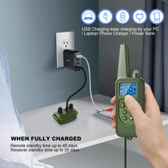 Heaflex waterproof receiver image emphasizes IPX7 rating for all-weather use.