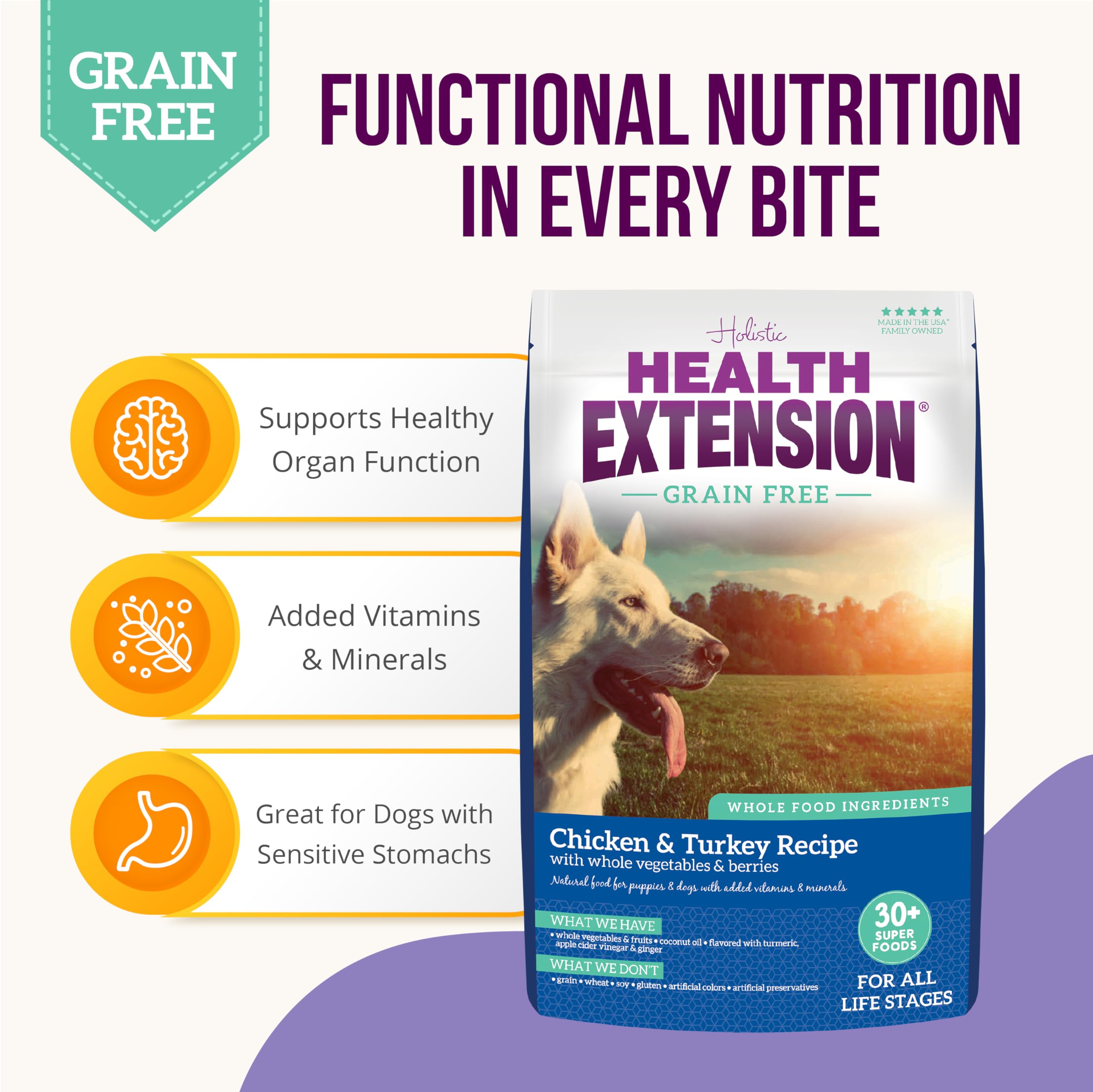 Health Extension antioxidant vegetables and berries blend supports immune defenses