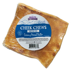 Health Extension Cheek Chews peanut butter flavor treat highlighting tasty motivation during sessions