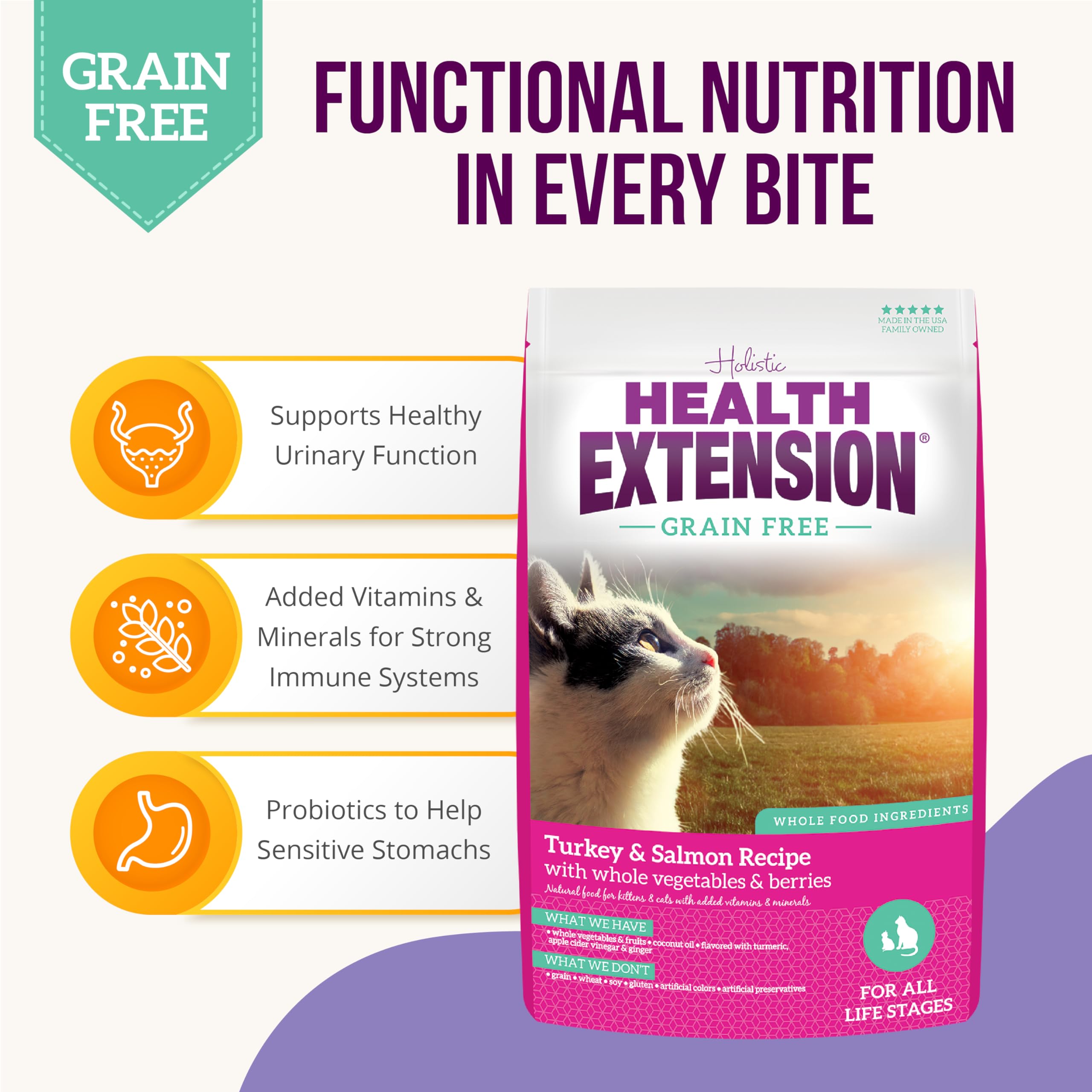 Health Extension with whole vegetables for natural fiber support