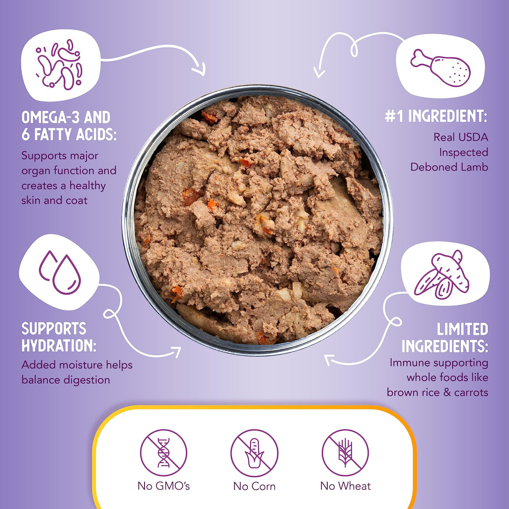 Health Extension Lamb Entrée with vegetables provides minerals and dietary fiber