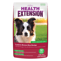 Health Extension lamb-first-ingredient-dog-food: lean protein supports muscles.
