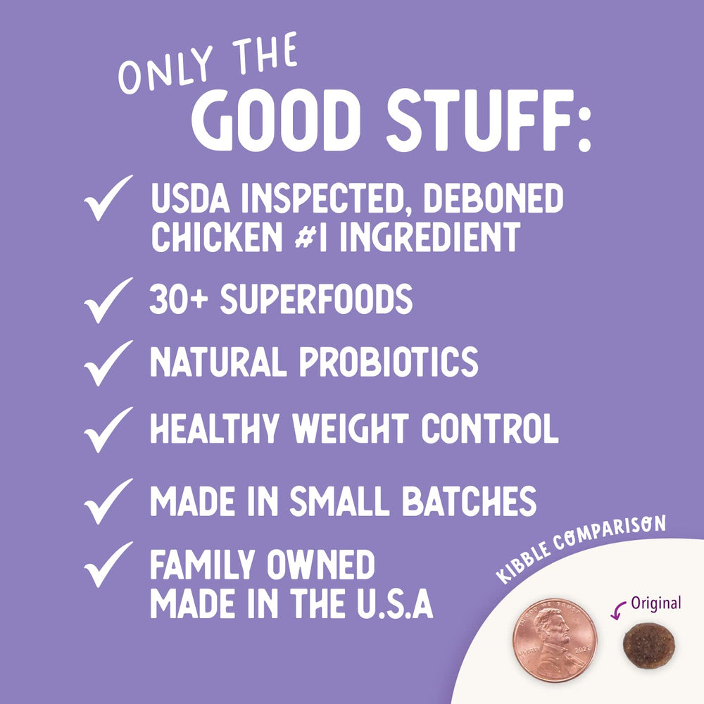 Health Extension Lite flaxseed and coconut oil image signals coat and skin nourishment.
