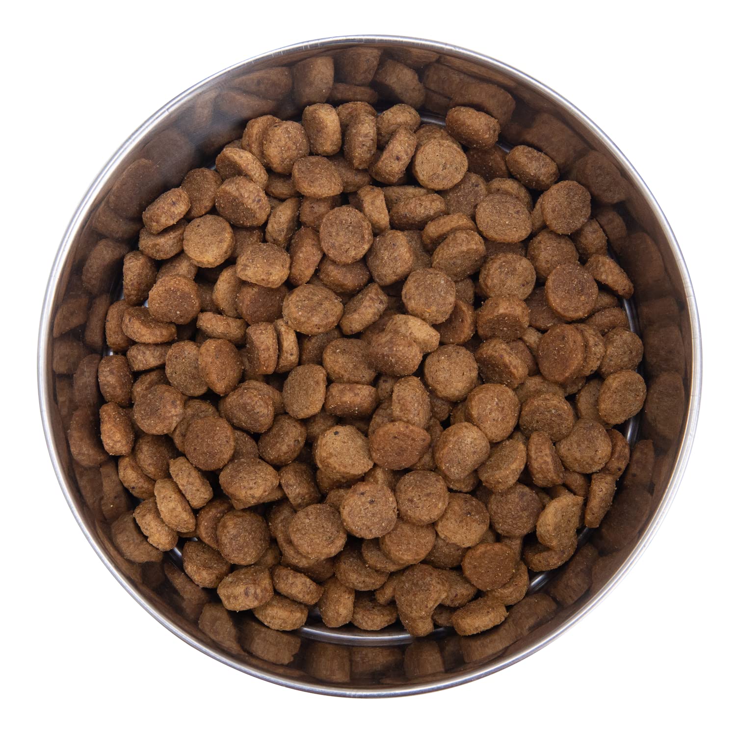 Health Extension Lite kibble close-up shows bite-sized pieces for easy chewing.