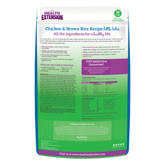 Health Extension Little Bites kibble close-up showing tiny size for easy eating