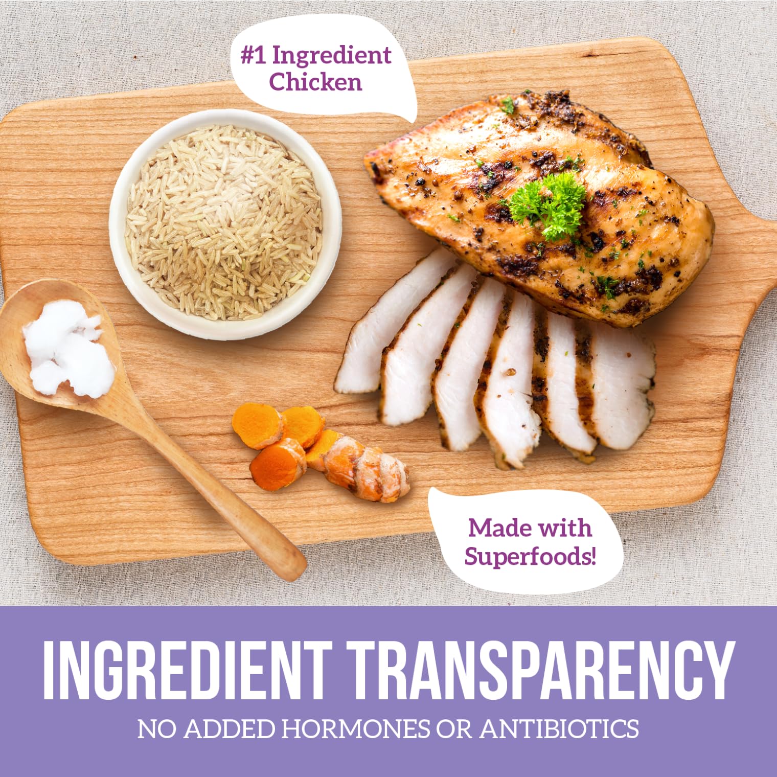 Health Extension Little Bites no-fillers-artificial image highlights clean ingredients and no additives