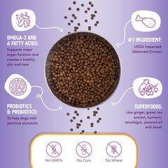 Health Extension Little Bites probiotics-digestive-health image emphasizes gut balance for small dogs