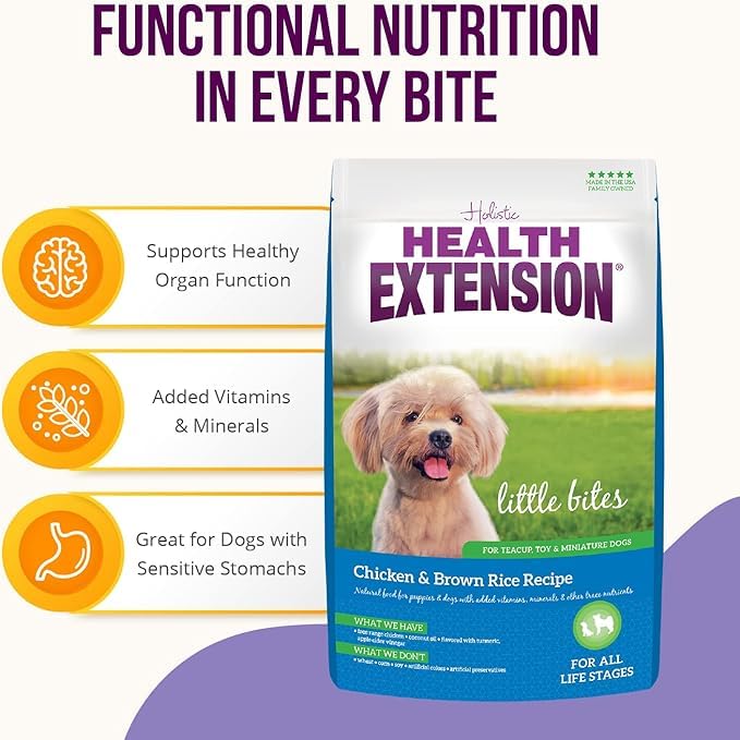 Health Extension Little Bites 30+ superfoods mix promotes natural wellness.