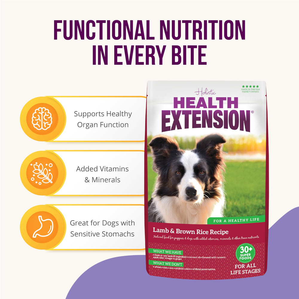 Health Extension no-fillers-artificial-additives: clean formula with no corn, wheat, or soy.