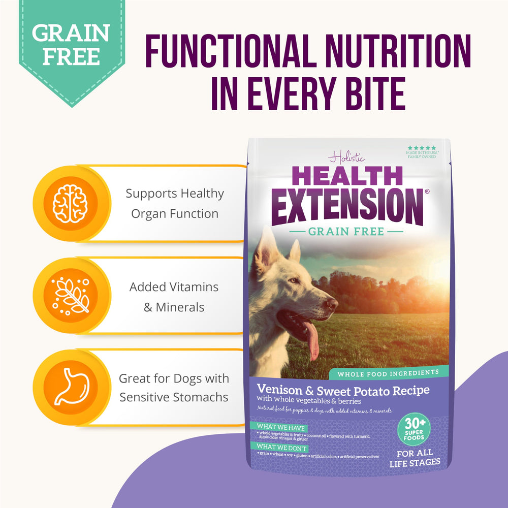 Health Extension probiotics label indicating gut health support