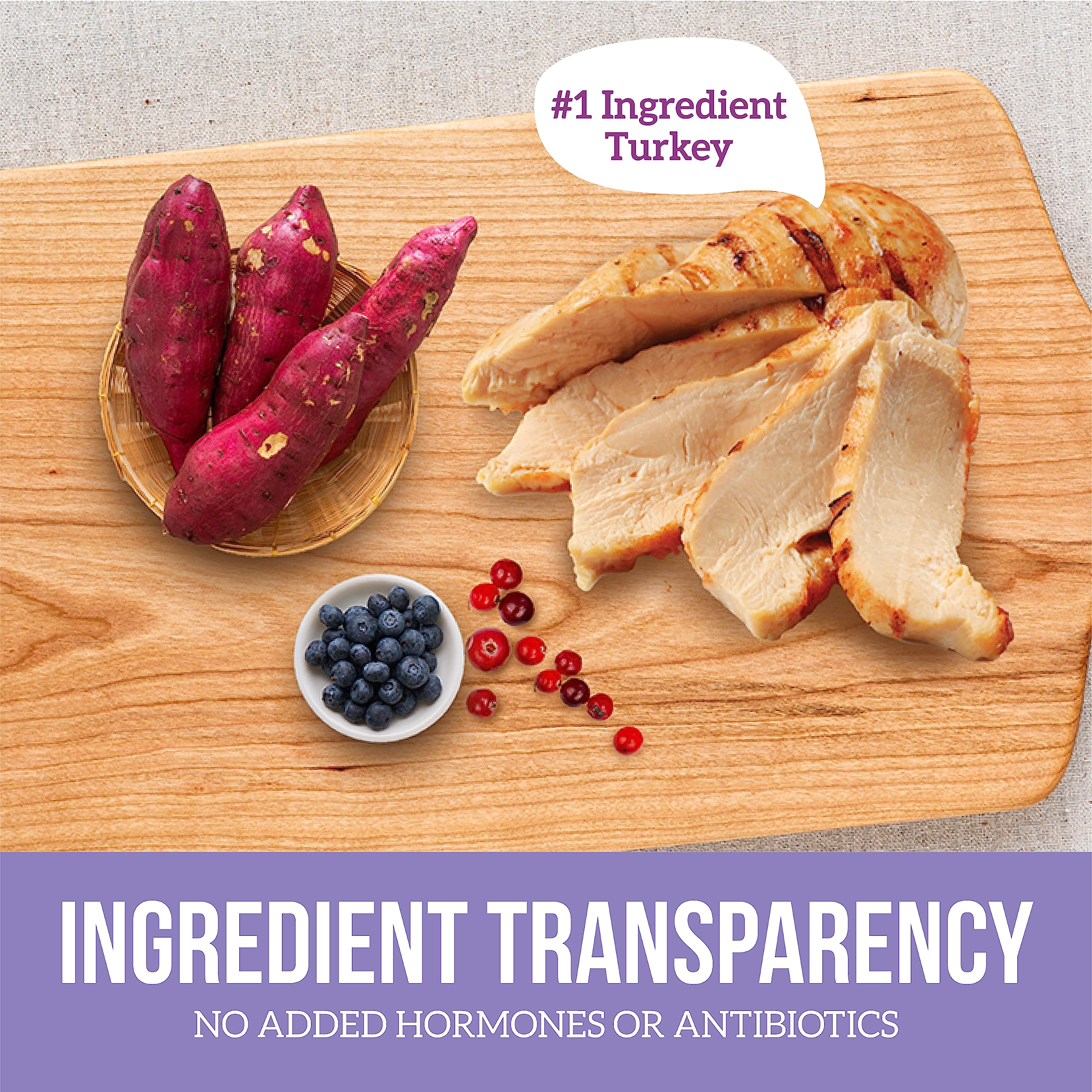 Health Extension tender turkey meat texture in meal-ready serving