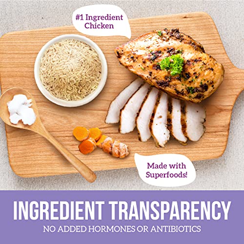 Health Extension Original Chicken Brown Rice packaging-display highlights the 30 lb bag.