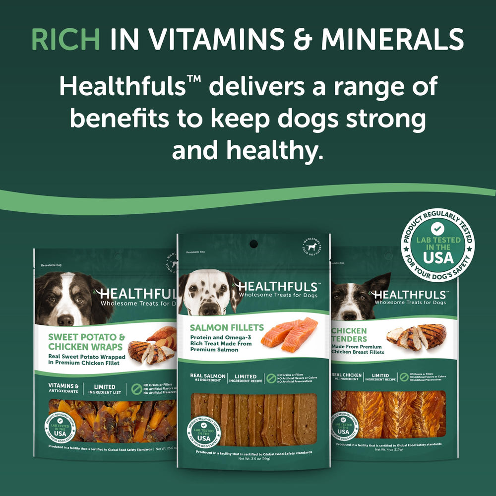 HEALTHFULS recompensa diaria para perros activos.