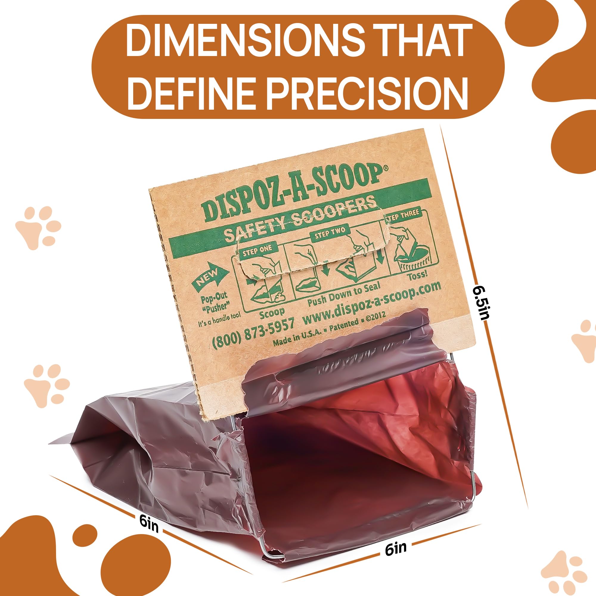 Healthpro Prods Dispoz-A-Scoop bags attachment supports simple disposal after use.