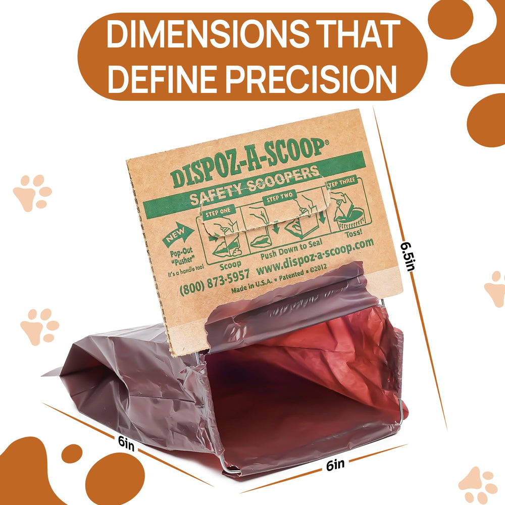 Healthpro Prods Dispoz-A-Scoop bags attachment supports simple disposal after use.