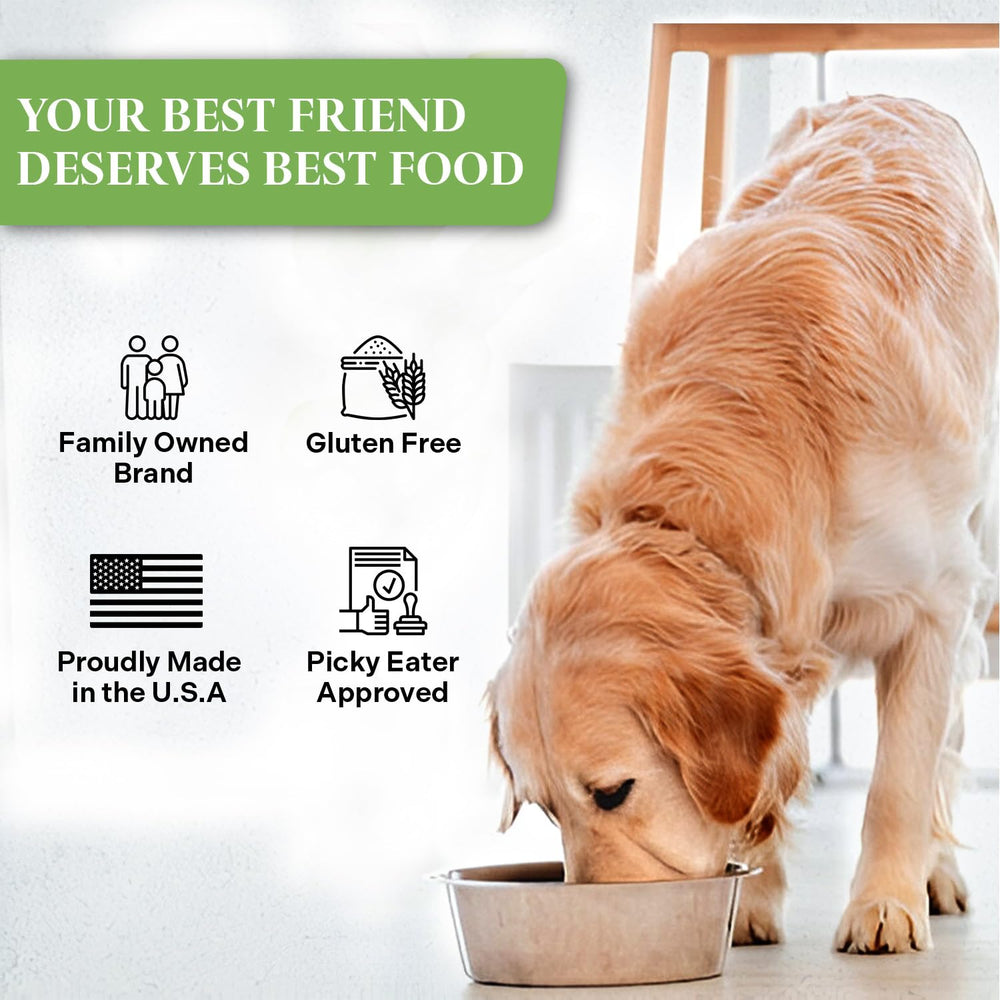 Healthy Dogma PetMix Dehydrated Lamb ingredients close-up emphasizes high-quality protein and antioxidants.