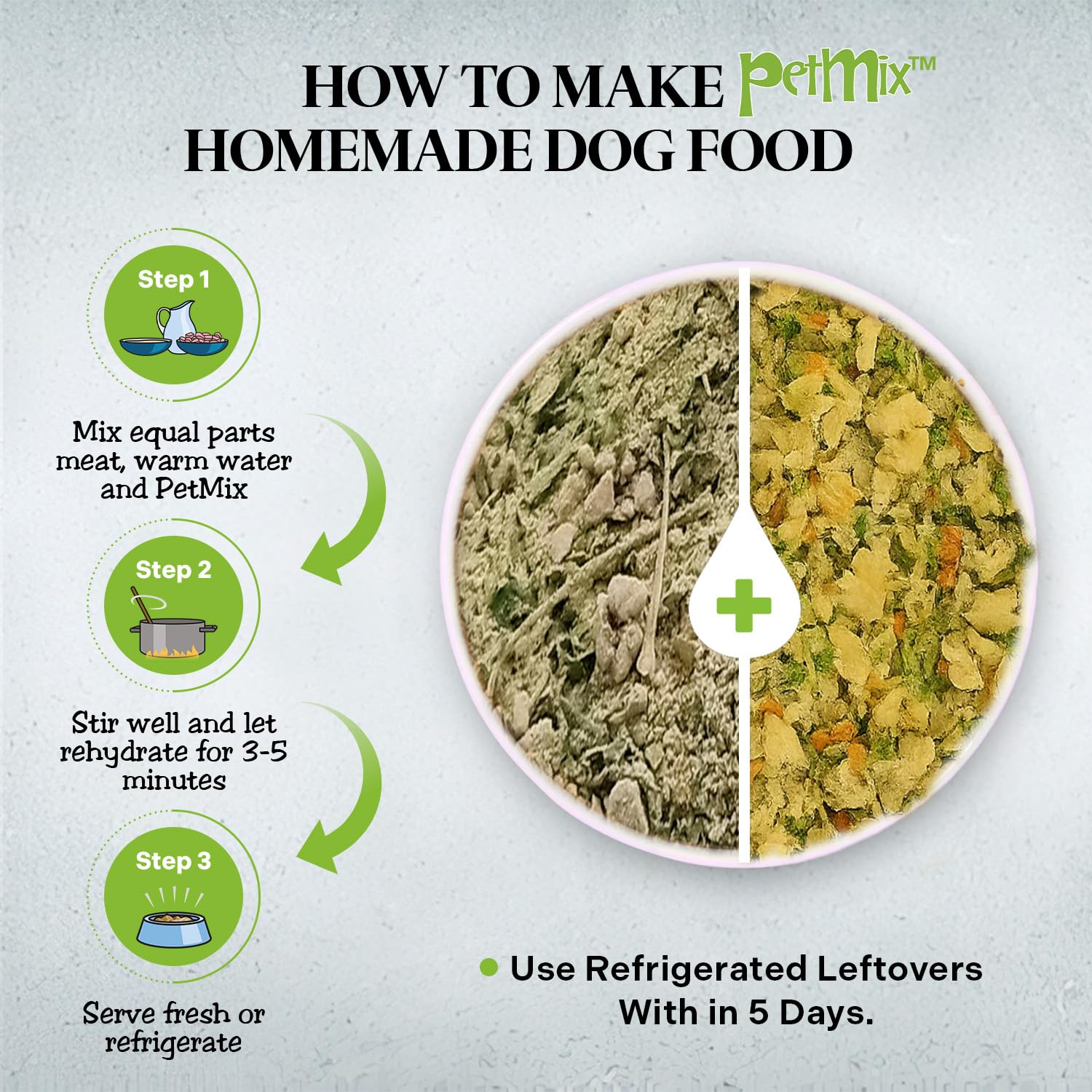 Healthy Dogma PetMix USA-made label signals quality and local production.