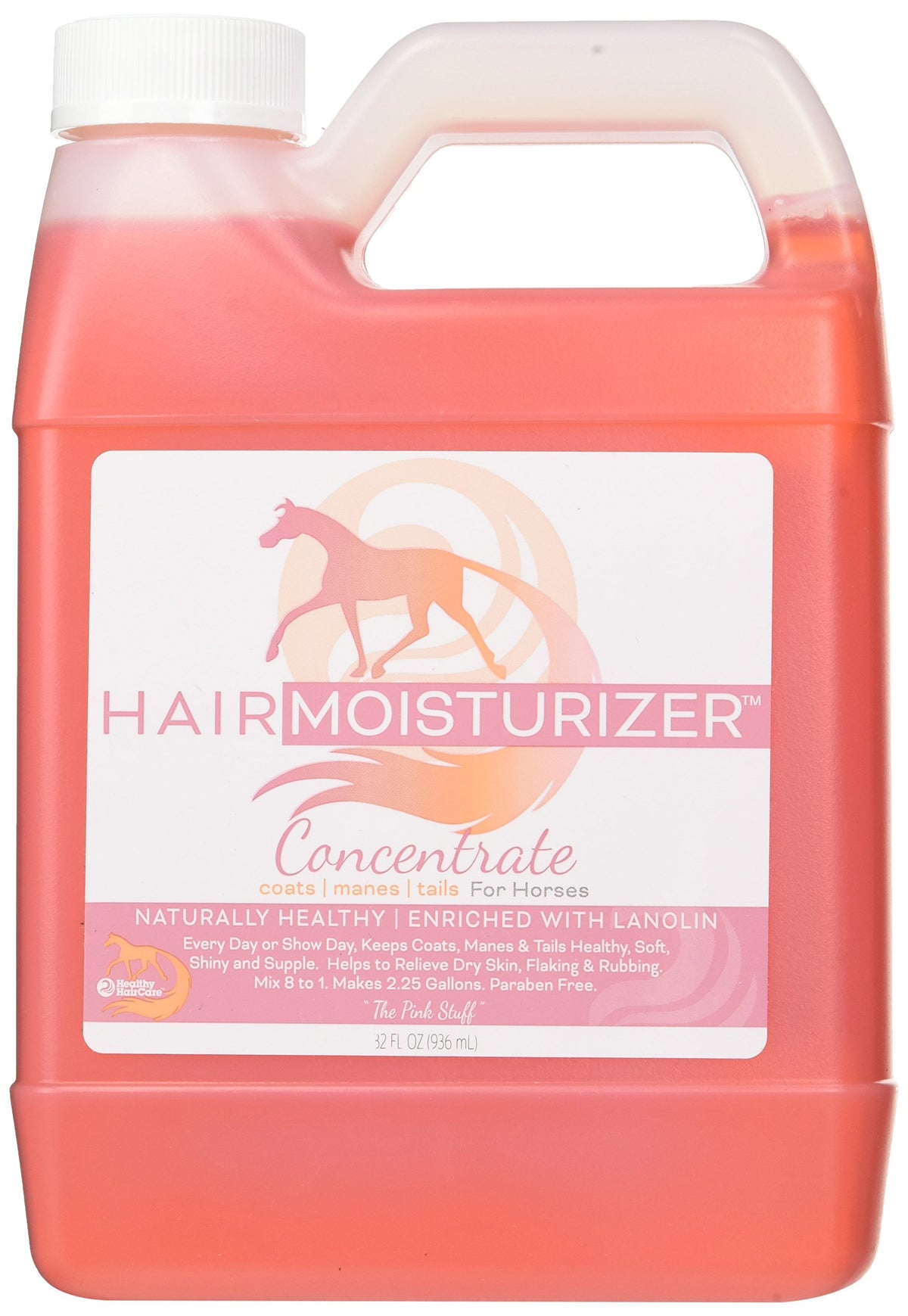 Healthy Haircare Product Horse Hair Moisturizer 1qt bottle for hydration and detangling.