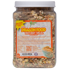 Healthy Herp Bearded Dragon Food Instant Meal ingredients highlight a nutrient-rich blend for reptiles.