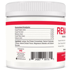 Renakitin being mixed into dog food to aid urinary health