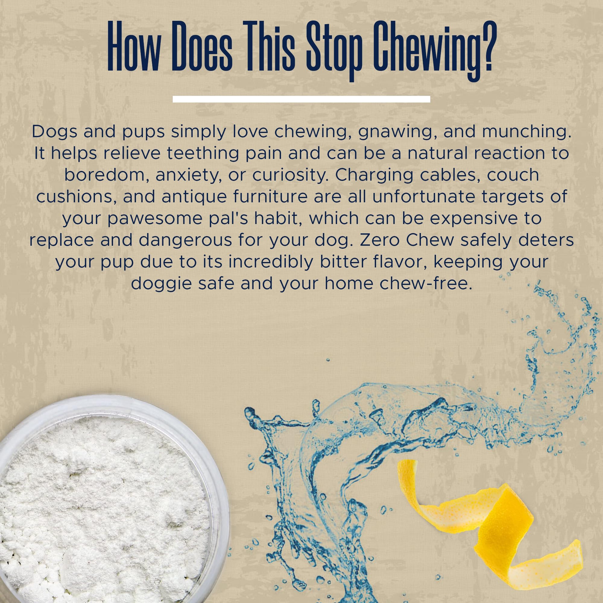 Healthy Pup No Chew Spray supports teething-friendly zones for puppies and dogs