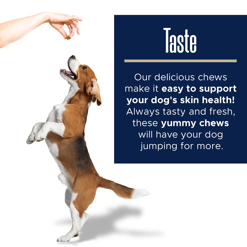 Healthy Pup dog fish oil supplements USA made seal communicates quality and trusted sourcing