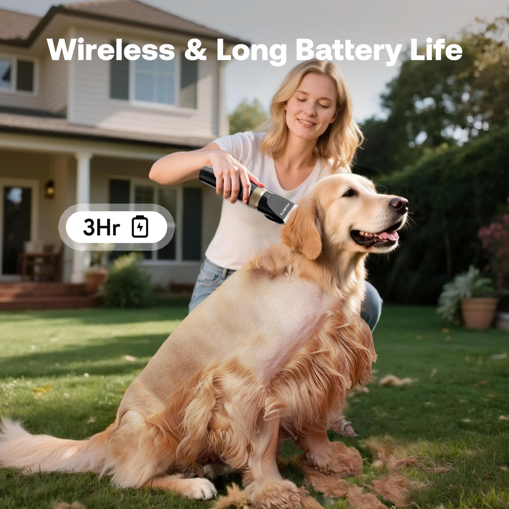 HEAPETS dog clippers USB-charging enables convenient power options.