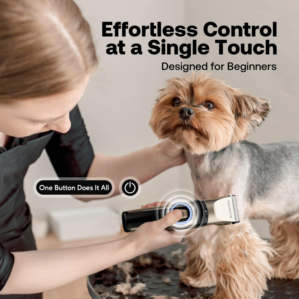 HEAPETS dog grooming clippers powerful motor for swift trimming without snagging