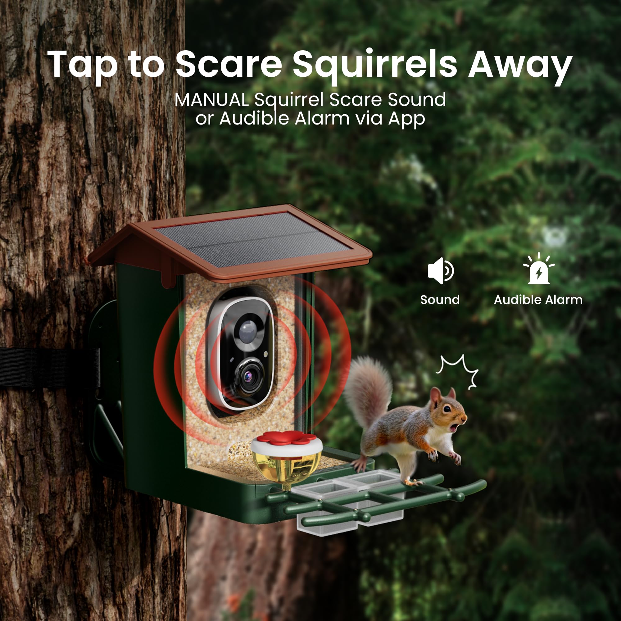 HEAPETS Multi-mount installation fits trees, poles, or walls