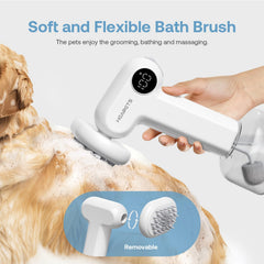 HEAPETS rechargeable foam sprayer with USB-C for cordless baths.