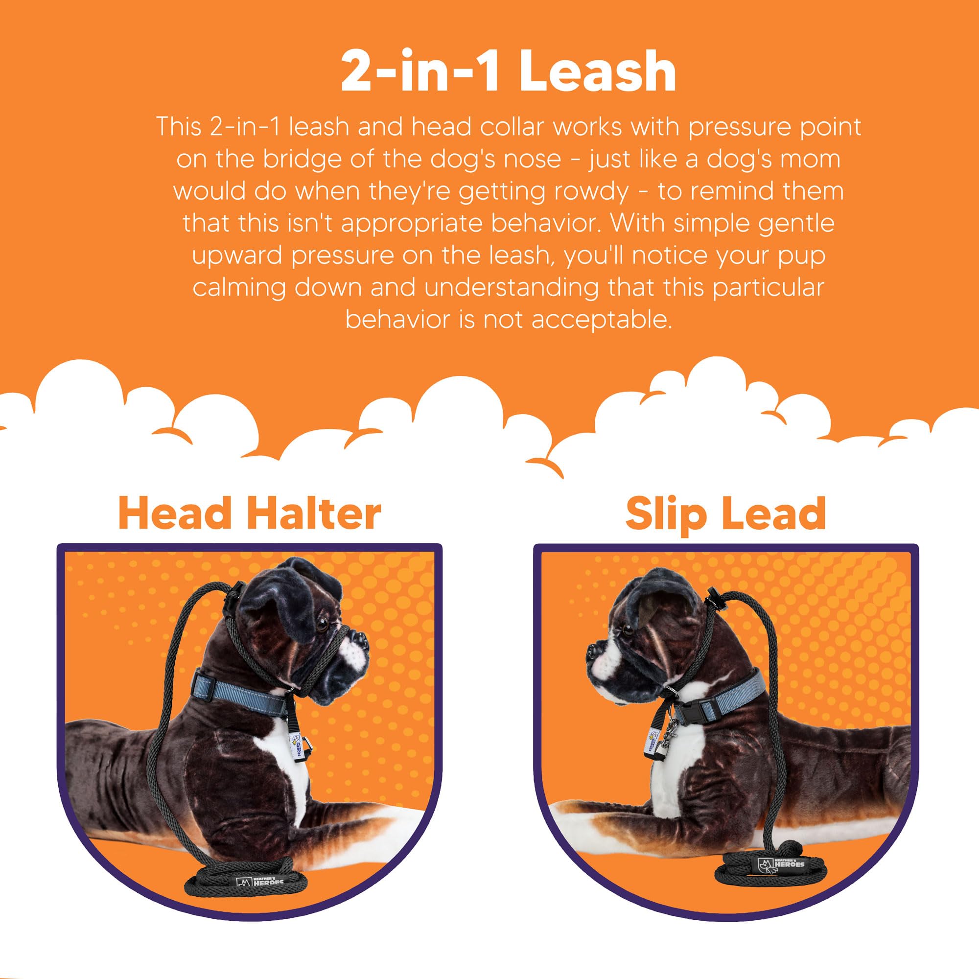 Heather's Heroes Sidekick daily-walk use with dogs of various temperaments.