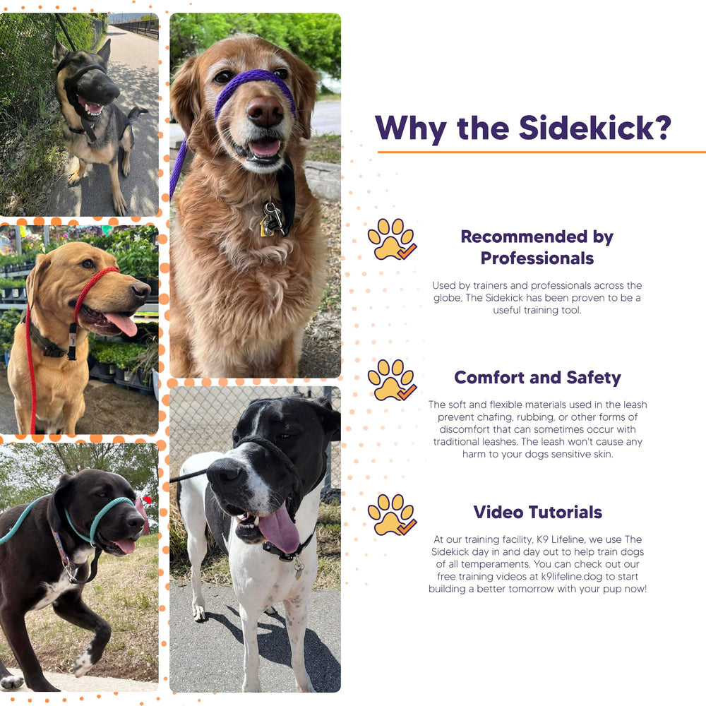Heather's Heroes Sidekick soft rope texture for comfortable training.